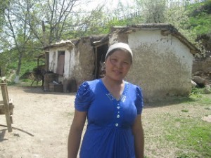 We help a 21 year old mother in Kyrgyzstan buy livestock